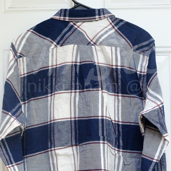NWT Weatherproof® Vintage flannel long sleeve in blue - Picture 6 of 6